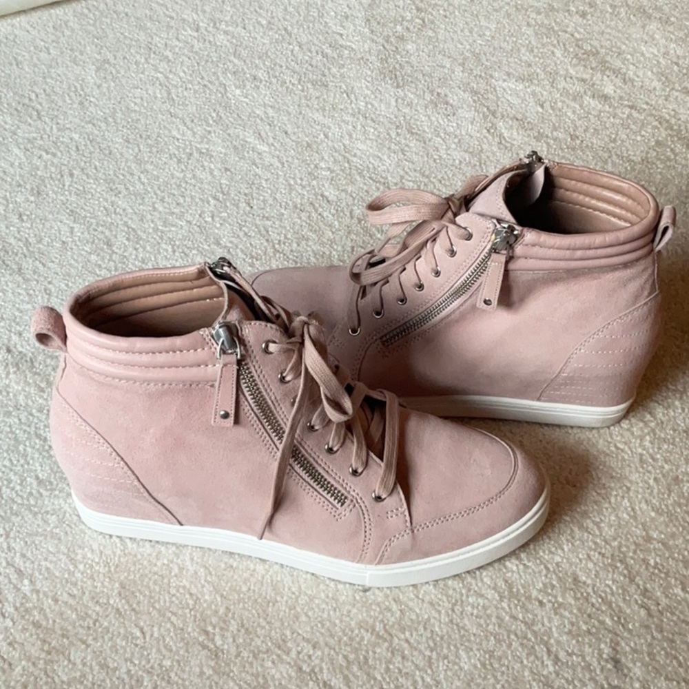 linea paolo faith wedge sneaker